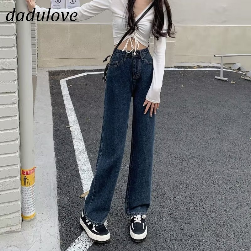 dadulove-new-american-ins-high-street-retro-jeans-niche-high-waist-loose-wide-leg-pants-large-size-trousers