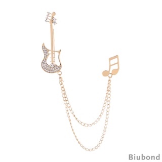 [Biubond] เข็มกลัดโซ่ รูปตัวโน๊ตดนตรี เครื่องประดับ สําหรับผู้ชาย เหมาะกับงานปาร์ตี้ฮาโลวีน งานแต่งงาน ครบรอบ