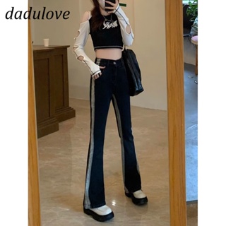 DaDulove💕 New American Ins High Street Retro Striped Jeans Niche High Waist Wide Leg Pants Large Size Trousers