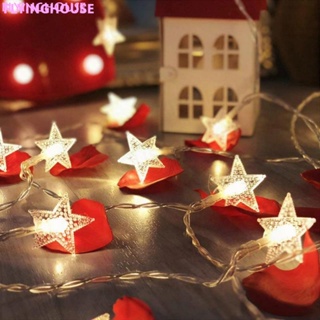 สายไฟ LED รูปดาว สําหรับตกแต่งบ้าน เทศกาลคริสต์มาส ปีใหม่