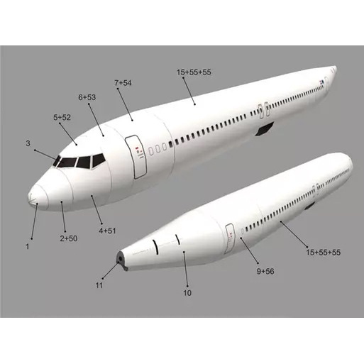 โมเดลเครื่องบินกระดาษ-แฮนด์เมด-diy-1-ถึง-100-garuda-indonesia-boeing-737-800