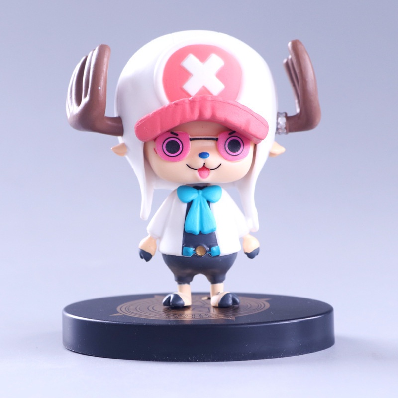 ฟิกเกอร์อนิเมะญี่ปุ่น-one-piece-สีทอง-สีขาว