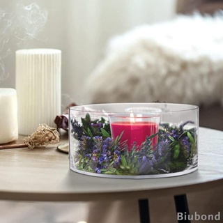 [Biubond] แจกันดอกไม้อะคริลิคใส ทรงกลม สําหรับร้านอาหาร เตาผิงตั้งโต๊ะ
