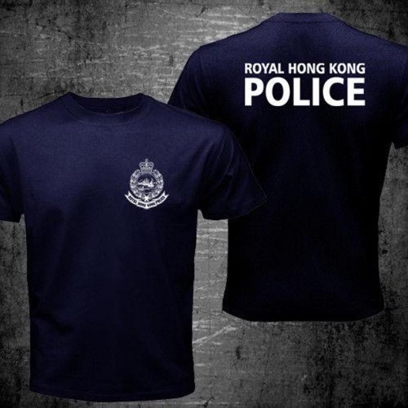 เสื้อยืดผ้าฝ้าย-2023-เสื้อยืดแขนสั้นลําลอง-ผ้าฝ้าย-พิมพ์ลายตํารวจ-royal-police-before-handover-wear-sasha-love-แฟชั่นฤดู