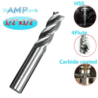 ⚡NEW 9⚡End Mill Spiral Cutter Drill Bit 40mm Replacement 1/2 Inch Straight Shank