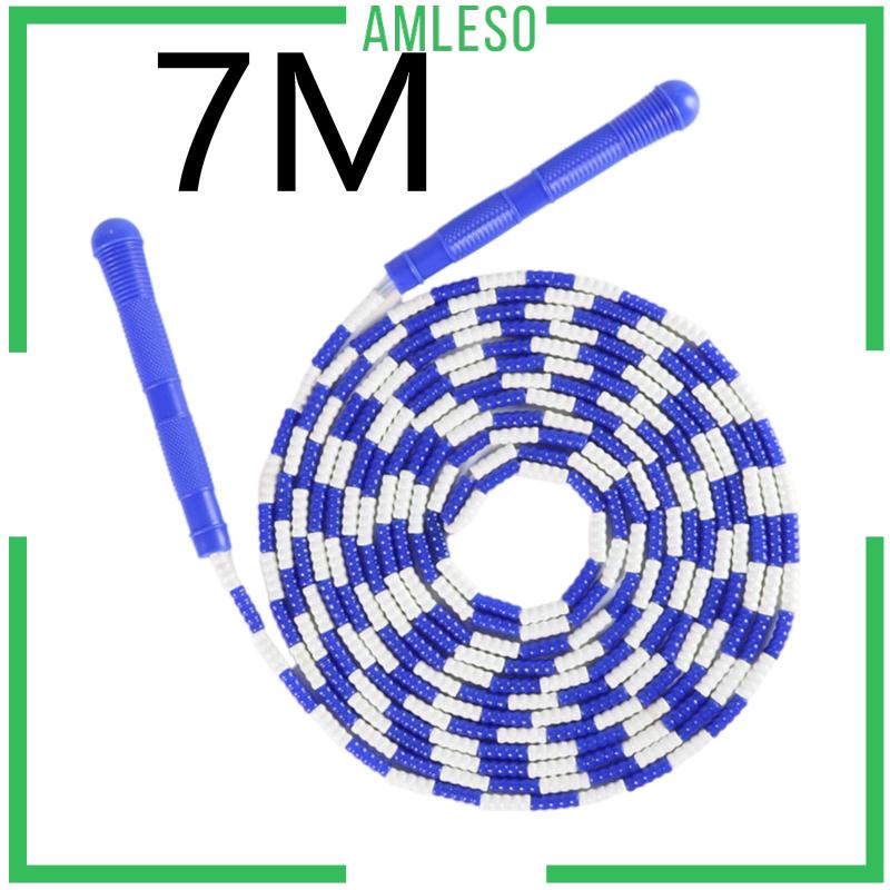 amleso-เชือกกระโดด-ประดับลูกปัด-แบบนิ่ม-ยาว-7-เมตร-ทนทาน-สําหรับออกกําลังกายในบ้าน