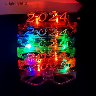 [Brightlight] แว่นตากันแดด LED 2024 สําหรับปาร์ตี้คริสต์มาส ปีใหม่