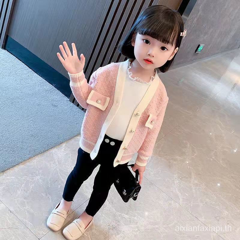 เสื้อคาร์ดิแกนกันหนาว-ผ้าถัก-ขนาดเล็ก-แฟชั่นฤดูใบไม้ผลิ-และฤดูใบไม้ร่วง-สไตล์เกาหลี-สําหรับเด็ก-2023-xjdc