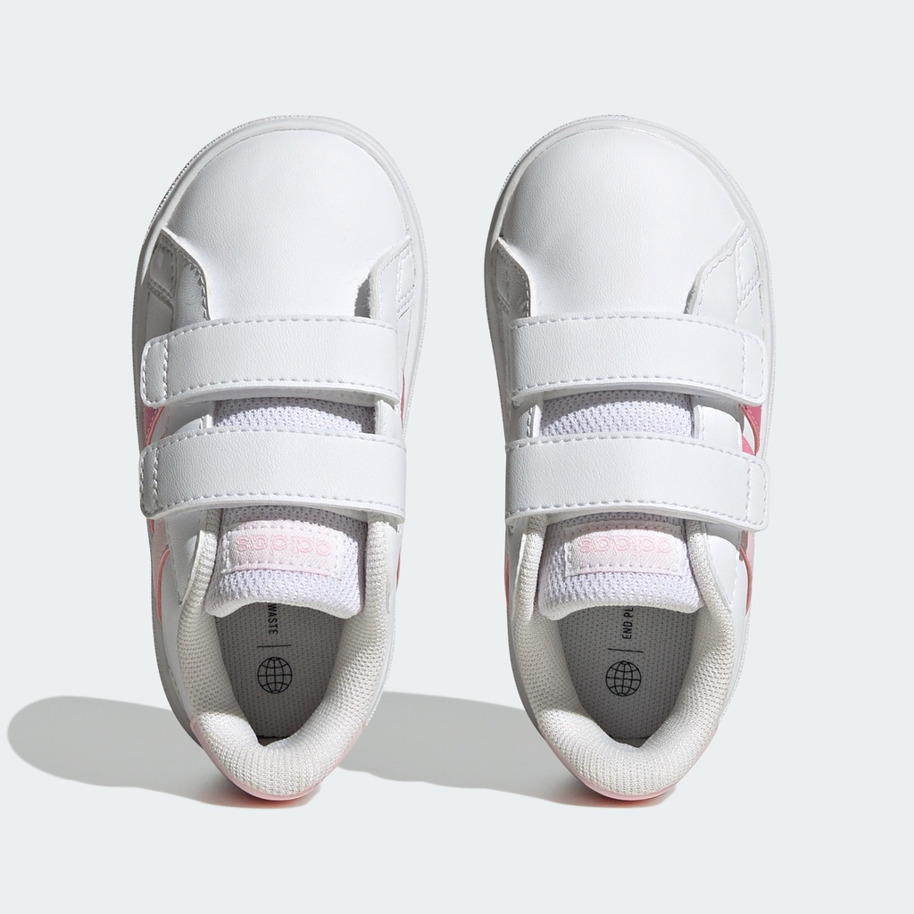 adidas-เทนนิส-รองเท้าพร้อมสายรัดหนามเตย-grand-court-lifestyle-เด็ก-สีชมพู-ig2556