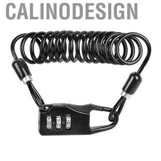 Calinodesign Mountain Bike  Portable Steel Wire Three Digit Password Lock
