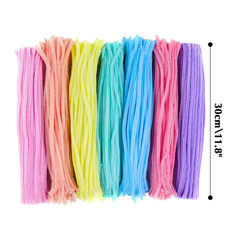 ของเล่นแท่งไม้-chenille-สีมาการอง-แฮนด์เมด-diy-สําหรับทํางานฝีมือ-m9v6