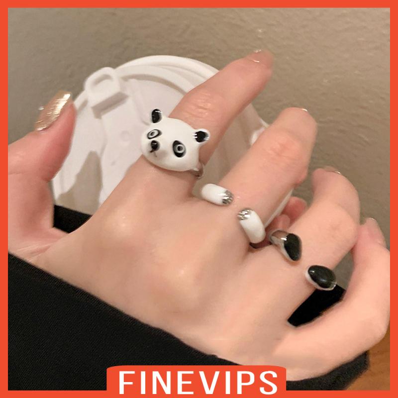 finevips-แหวนเปิด-รูปสัตว์-ของขวัญวันเรียนจบ-ปรับได้-สําหรับแม่-และลูกสาว