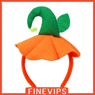 [Finevips] ที่คาดผมฮาโลวีน, หมวกฟักทอง, เครื่องประดับผม, ห่วงชุดแฟนซี, ชุดแฟนซีปาร์ตี้