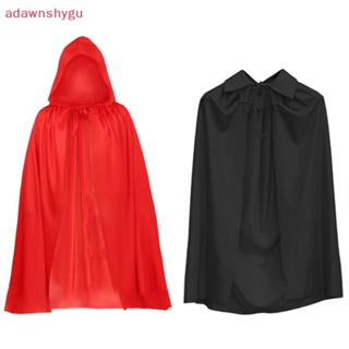 Adagu เสื้อคลุมยาว มีฮู้ด ลายแม่มด แวมไพร์ ปีศาจ น่ากลัว สีแดง สีดํา สําหรับผู้หญิง ผู้ชาย ปาร์ตี้ฮาโลวีน TH