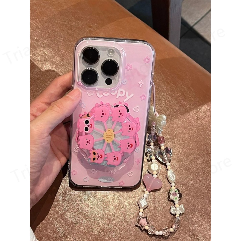 เคสโทรศัพท์มือถือ-กันกระแทก-วงกลม-พร้อมขาตั้ง-สําหรับ-iphone-14pro-max-13-12-11-14promax-14pro-loopy13-12