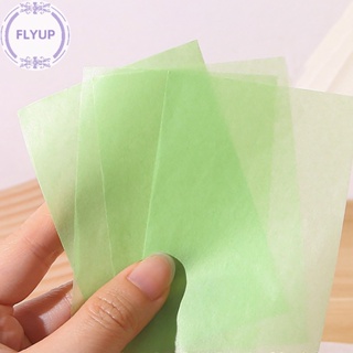 Flyup แผ่นกระดาษซับมัน แบบพกพา สําหรับเช็ดทําความสะอาดผิวหน้า 100 ชิ้น