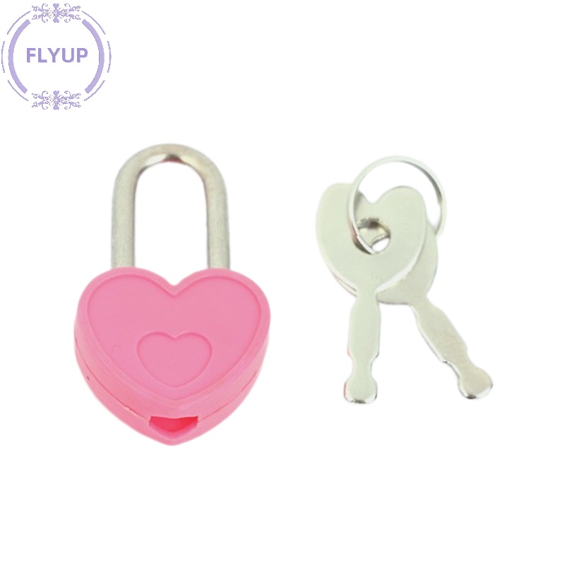 flyup-กุญแจพลาสติก-รูปหัวใจ-ขนาดเล็ก-พร้อมกุญแจล็อค-2-ดอก-สําหรับกล่องเครื่องประดับ-ไดอารี่-กระเป๋าเดินทาง-th