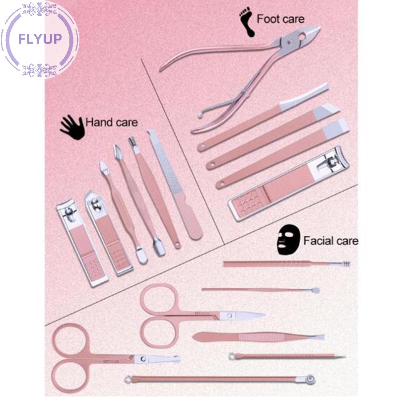 flyup-ชุดกรรไกรตัดเล็บ-สเตนเลส-แบบพกพา-เพื่อสุขอนามัย-th