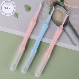 Flyup 2 In 1 ไม้แคะหู แบบพลาสติก 360 องศา° ไม้กวาดเกลียว TH