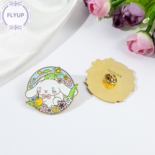 Flyup Kawaii Sanrio เข็มกลัด ลายการ์ตูน Hello Kitty Pochacco Cinnamoroll เครื่องประดับ สําหรับเด็ก ของขวัญวันเกิด