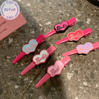 Flyup กิ๊บติดผม รูปตัวอักษรบาร์บี้น่ารัก เครื่องประดับผมด้านข้าง สไตล์ใหม่ สําหรับตุ๊กตาบาร์บี้