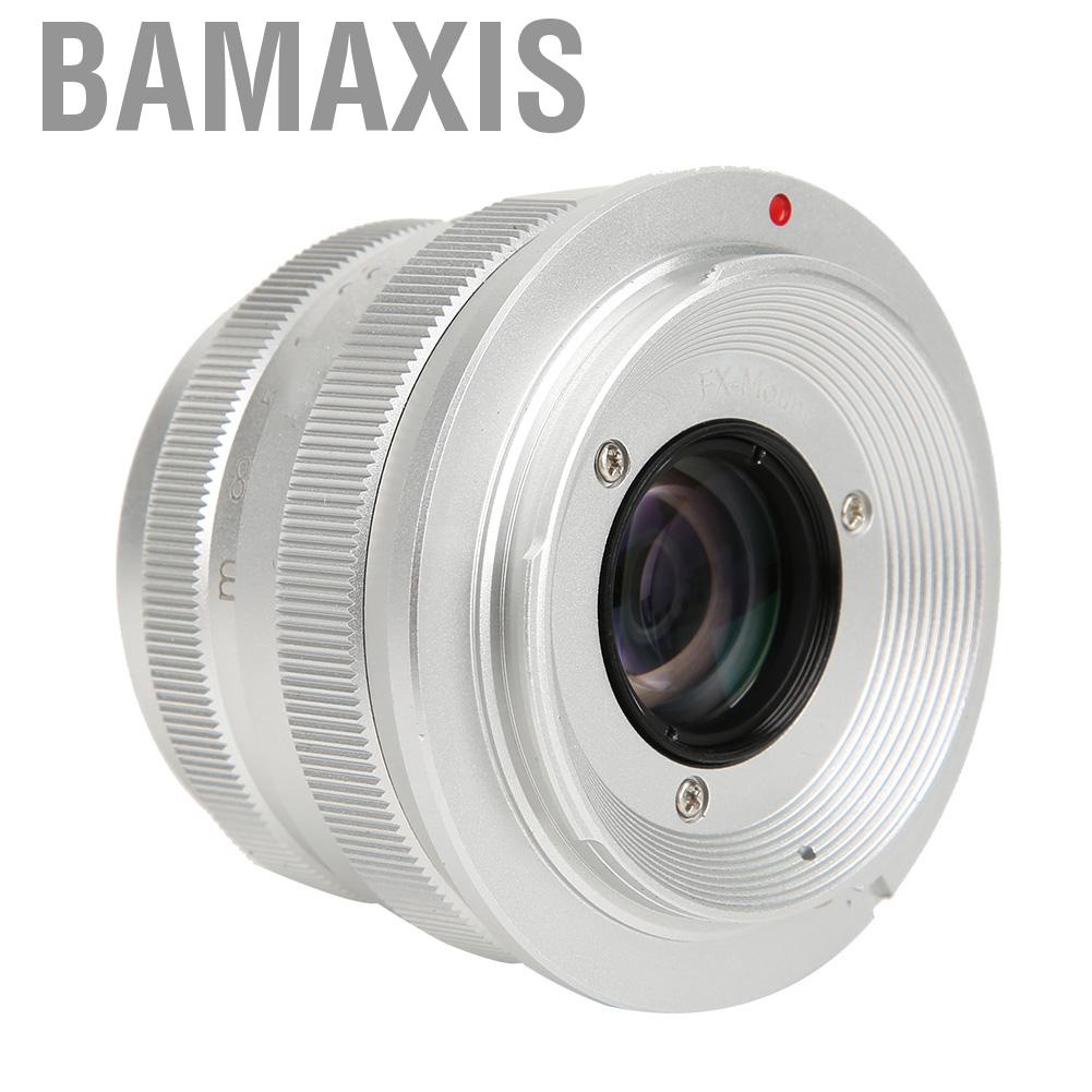 bamaxis-large-aperture-lens-25-mm-f1-8-aps-c-ii-optical-glass-fixed-focus-silver-scenery-manual-for-travel-and-environmental-portraits-shooting