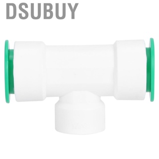 Dsubuy PPR Plastic 32mm Push‑In Type Water  Tee Connector Plumbing Fittingss W/3