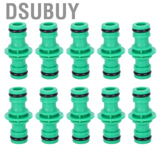 Dsubuy 10Pcs Straight Water Hose Connector Quick Irrigation  Joint Tool DS