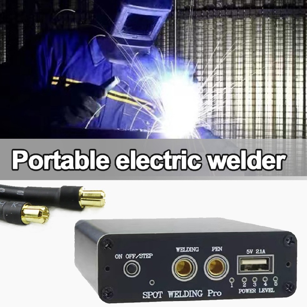 DIY Portable Mini Spot Welder – 8-24V With Voltmeter For 18650 Lithium Batteries