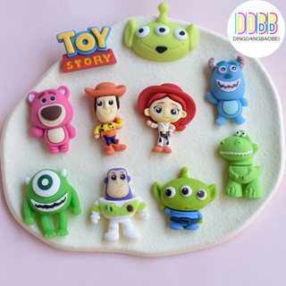 กาวครีม ลายการ์ตูนดิสนีย์ Toy Story Series Woody Buzz Lightyear อุปกรณ์เสริม สําหรับตกแต่งโทรศัพท์มือถือ