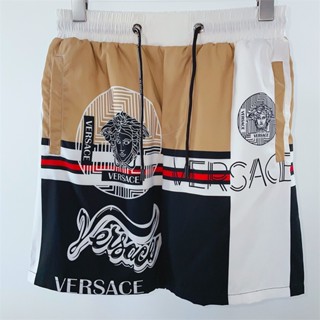 V-er88sa- กางเกงขาสั้น ผ้าไนล่อน แห้งเร็ว ลายตัวอักษร ไฮเทค แฟชั่น สําหรับทุกเพศ ทุกวัย