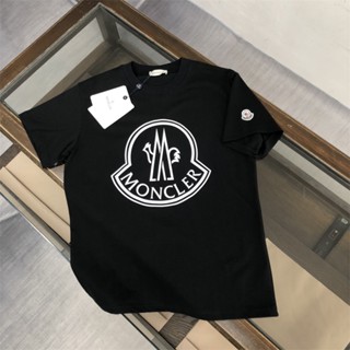 Mo55ncl- เสื้อแขนสั้น พิมพ์ลายโลโก้สัญลักษณ์ ขนาดใหญ่ อเนกประสงค์ แฟชั่นสําหรับผู้ชาย และผู้หญิง Tyklur