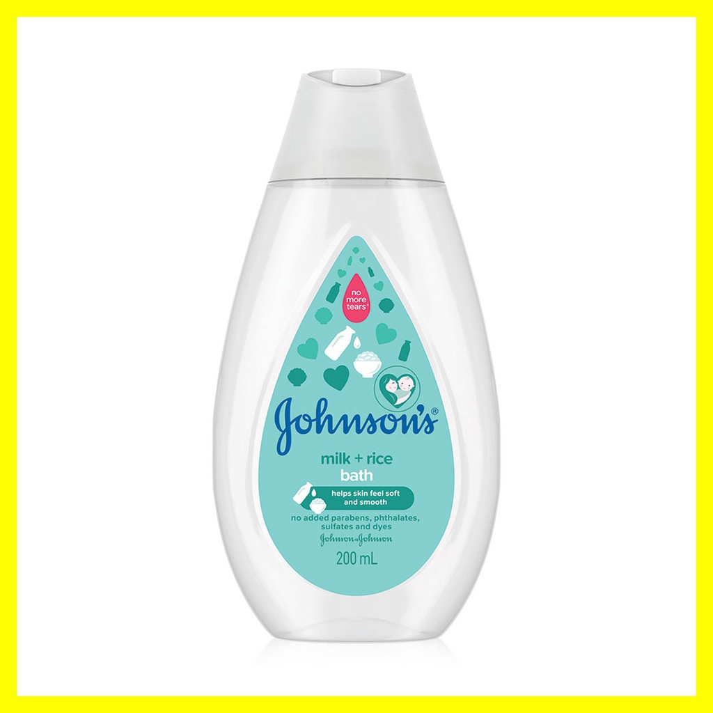 johnsons-milk-rice-baby-bath-200ml-จอห์นสัน-มิลค์-ไรซ์-เบบี้-บาธ-สบู่อาบน้ำ-เพื่อผิวที่เนียนนุ่มน่าสัมผัส