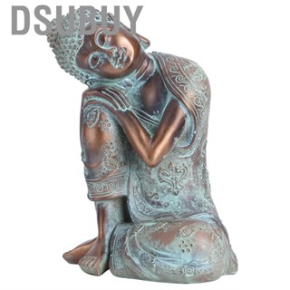 Dsubuy Sleeping Buddha Art Decoration Bronze Color Garden Porch