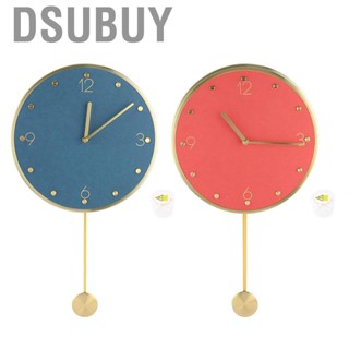 Dsubuy Simple Modern Swing Clock With Pendulum Wall Decor For Home Use