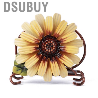 Dsubuy Iron Art Flower Shape Tissue Holder Dispenser Table Napkin Paper Rack