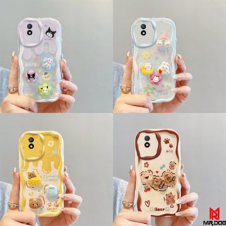 เคส VIVO Y02 Y02T Y02A น่ารัก ตุ๊กตาสามมิติ กรณีป้องกันโทรศัพท์มือถือ