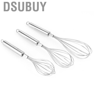 Dsubuy 3Pcs Stainless Steel Strong And Durable Manual  Frother Mixer
