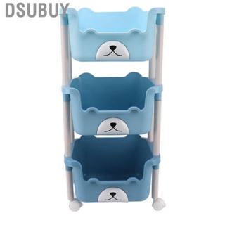 Dsubuy Storage Cart W/Lockable Wheels 3 Tiers High  Movable Organiz US