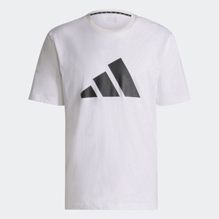 adidas ไลฟ์สไตล์ เสื้อยืดพิมพ์ลายโลโก้ adidas Sportswear Future Icons ผู้ชาย สีขาว GR4111