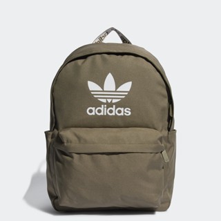 adidas ไลฟ์สไตล์ กระเป๋าเป้ Adicolor Unisex สีเขียว IC8531