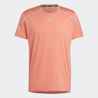 adidas วิ่ง เสื้อยืด Confident Engineered ผู้ชาย สีส้ม IC5170