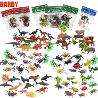 Darby โมเดลสัตว์จําลอง คลาสสิก ตลก ความจํา ของเล่น เกมครอบครัว ไดโนเสาร์ โลก เด็ก ของขวัญ ของเล่นแมลงจําลอง