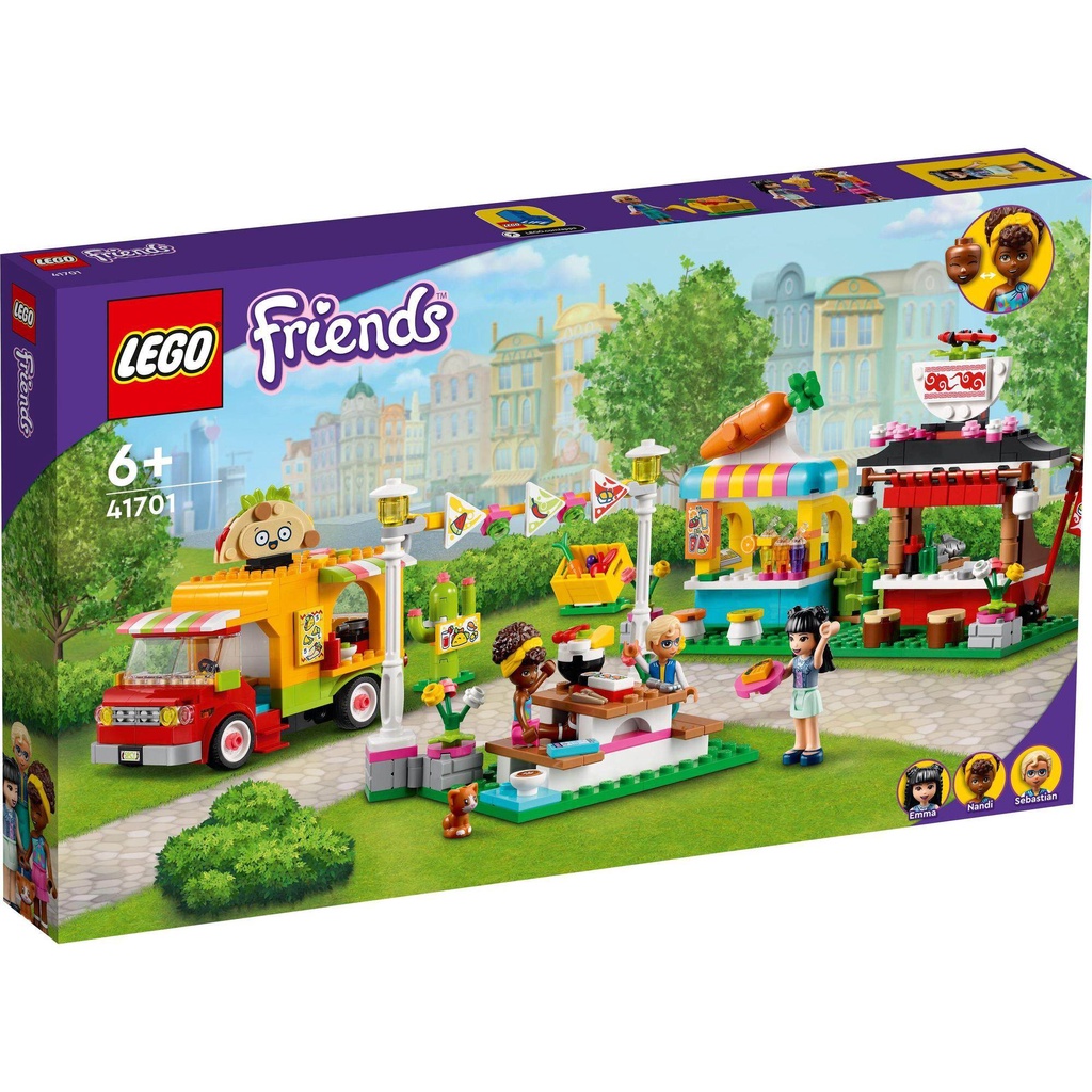 lego-friends-41701-ตลาดอาหารถนน-592-ชิ้น