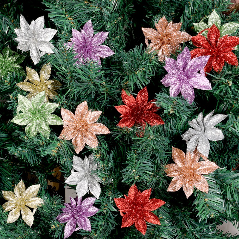 ดอกไม้ประดิษฐ์-พลาสติก-กลิตเตอร์-สีทอง-diy-สําหรับตกแต่งบ้าน-ต้นคริสต์มาส-1-5-ชิ้น