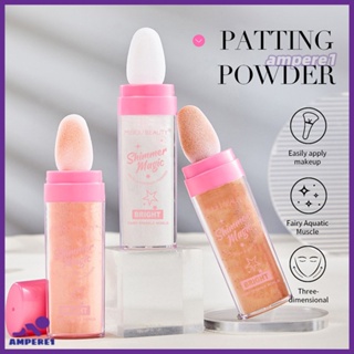 Misiou Beauty Fairy เมคอัพ High Glow Pat Powder Brightening Body Glow Powder Fit Powder Beauty Cosmetics -AME1 -AME1
