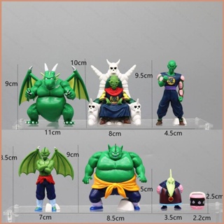 โมเดลฟิกเกอร์ Dragon Ball Piccolo Family Action Figure Tambourine Cymbal Drum Cookers ของเล่นสําหรับเด็ก 23 7 ชิ้น