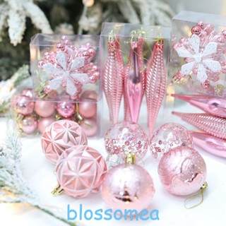 Blossomea จี้ลูกบอลชุบไฟฟ้า สําหรับตกแต่งต้นคริสต์มาส 40 ชิ้น