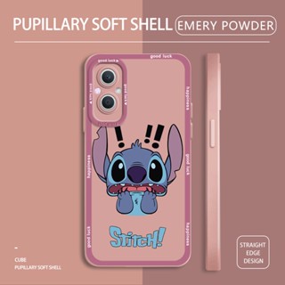 สําหรับ OPPO A36 A76 A95 Realme 9i A96 4G 5G เคสโทรศัพท์ซิลิโคน TPU แบบนิ่ม ลายการ์ตูน Stitch กันกระแทก