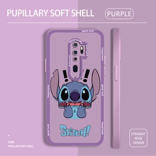 สําหรับ OPPO A3S A5 A5S A7 Realme C1 A12 A12S A12E A9 2020 A59 A59S F1S A71 เคสโทรศัพท์ซิลิโคน TPU แบบนิ่ม ลายการ์ตูน Stitch กันกระแทก